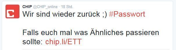 Twitter-Account gekapert: Computermagazin „CHIP“ wird unfreiwillig zur Fußball-Fanpage